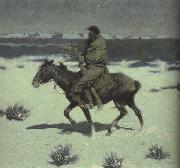 Frederic Remington The Luckless Hunter (mk43) china oil painting reproduction